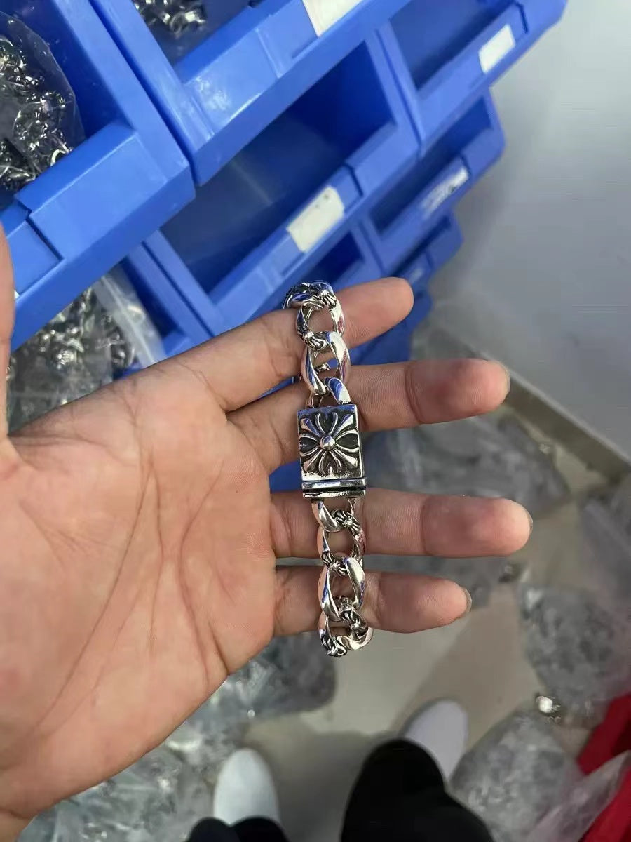 chrome hearts domineering bracelet hip-hop personality men's cross bracelet