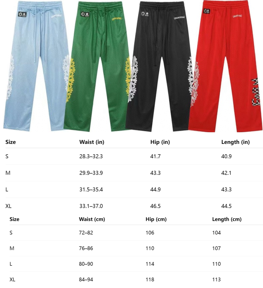 Chrome Hearts flower arm ice hockey casual Tops Pants