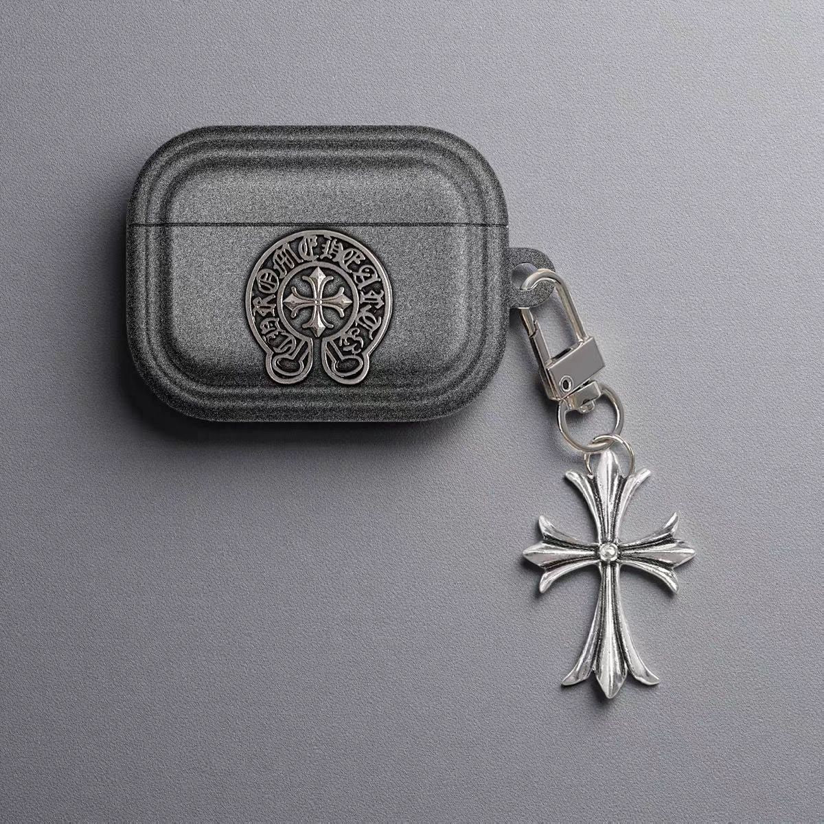 Chrome Hearts Cross Case for Apple Bluetooth Earphones