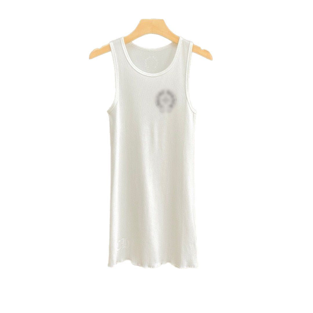 Chrome Hearts horseshoe printed camisole dress