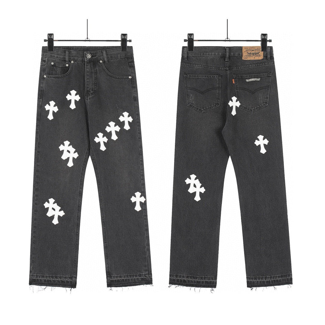 Chrome Hearts Cross Leather coat