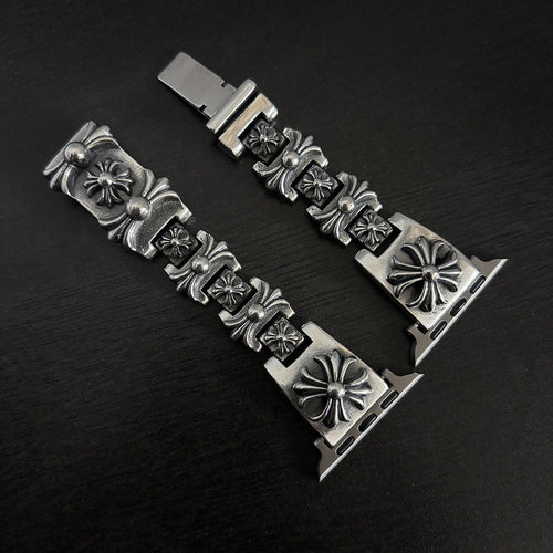 Chrome Hearts All-match Cross Print Watch Strap