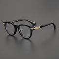 Chrome Hearts- Retro Black Frame Glasses