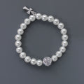 Chrome Hearts Cross Pearl Bracelet