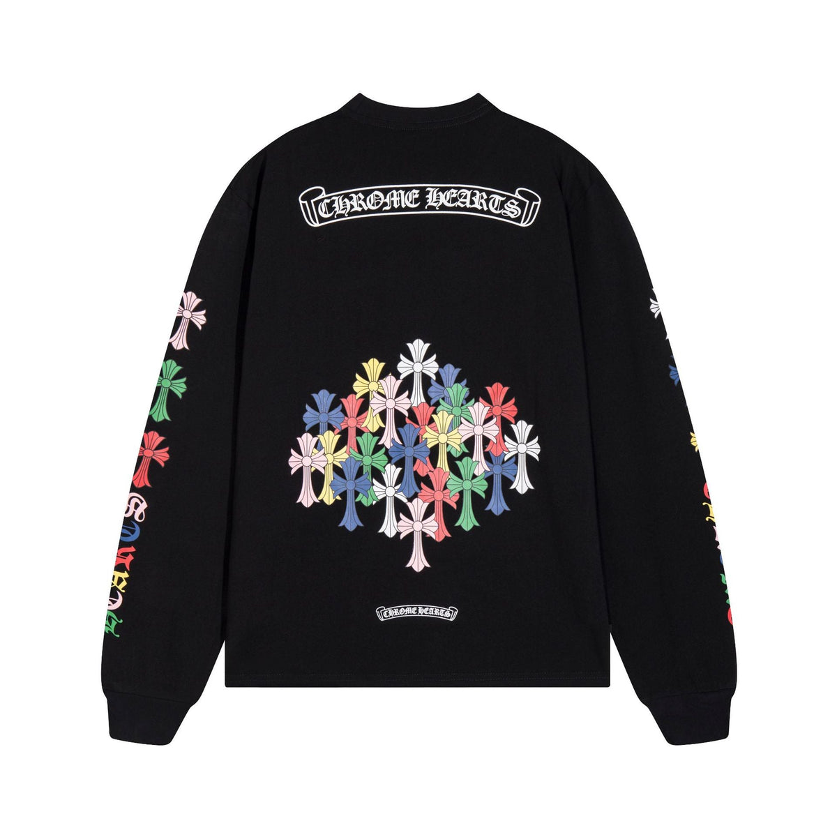 Chrome Heart long-sleeved T-shirt round-neck