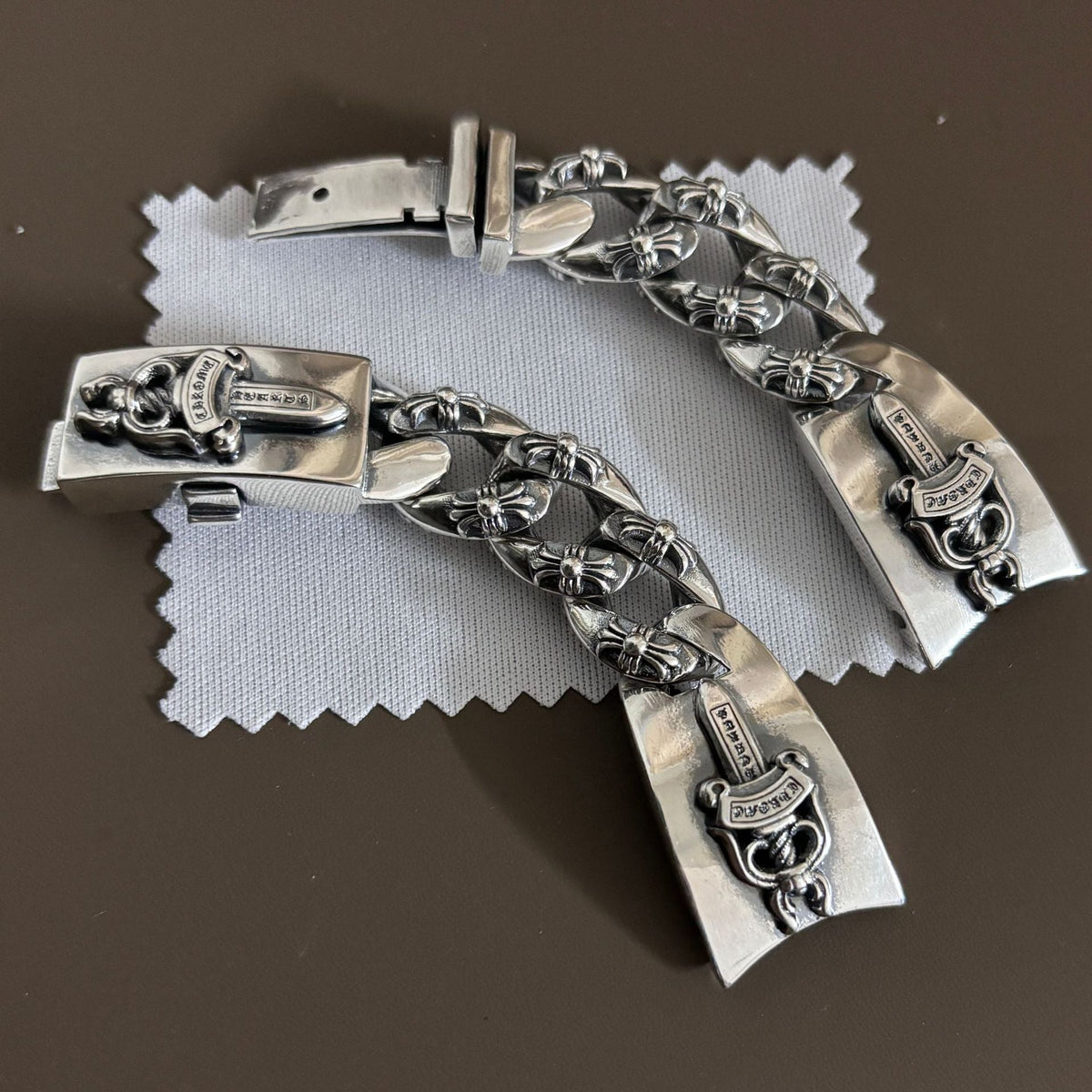 Chrome Hearts sword style watch bracelet