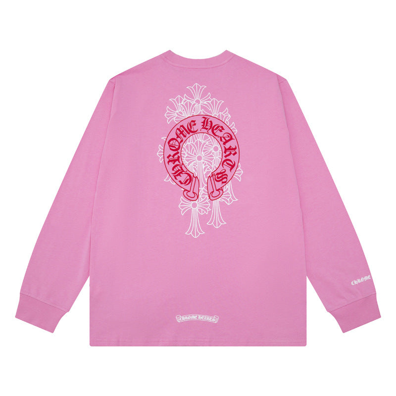 Chrome Heart long-sleeved T-shirt round-neck