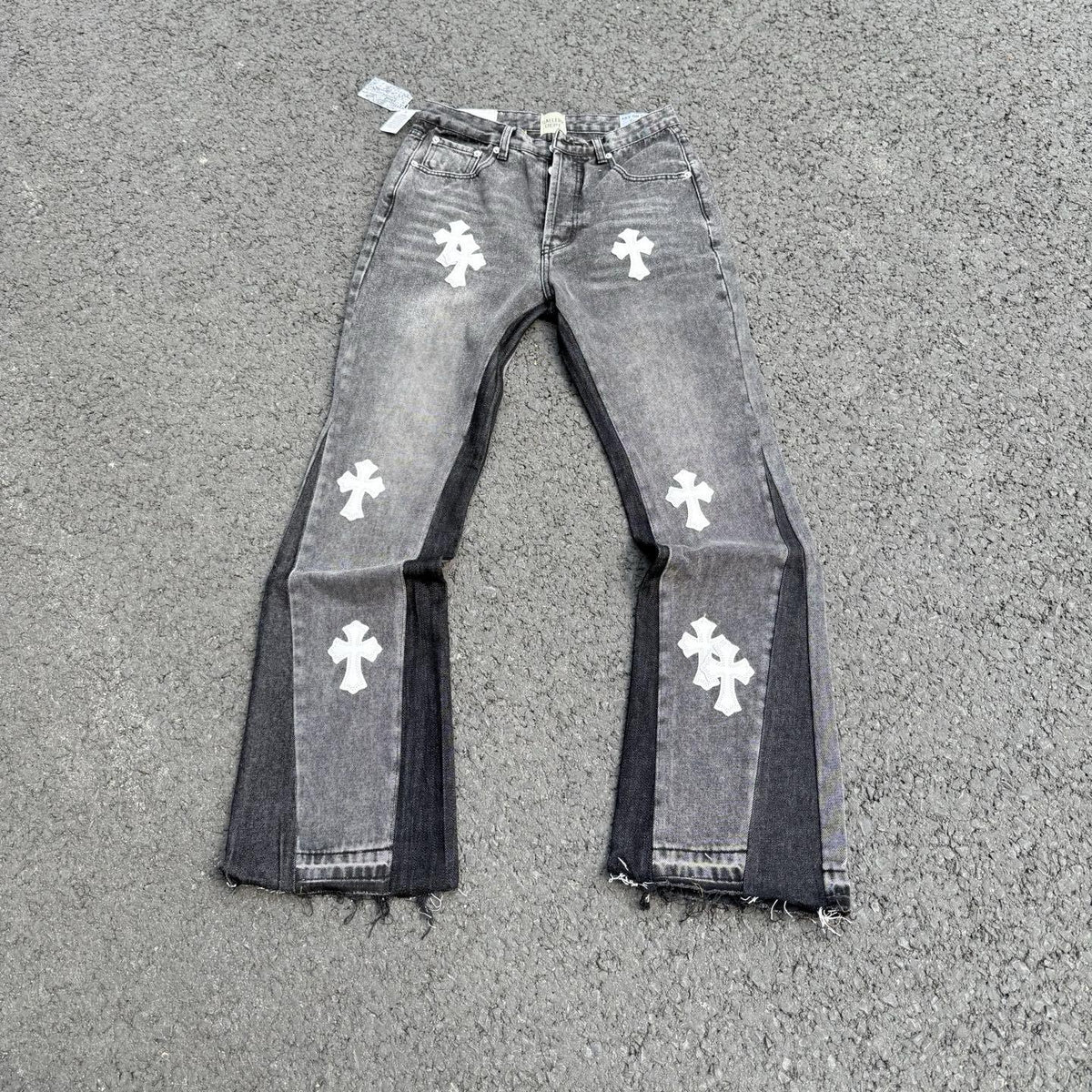Chrome Hearts Colorful Cross Leather Jacket
