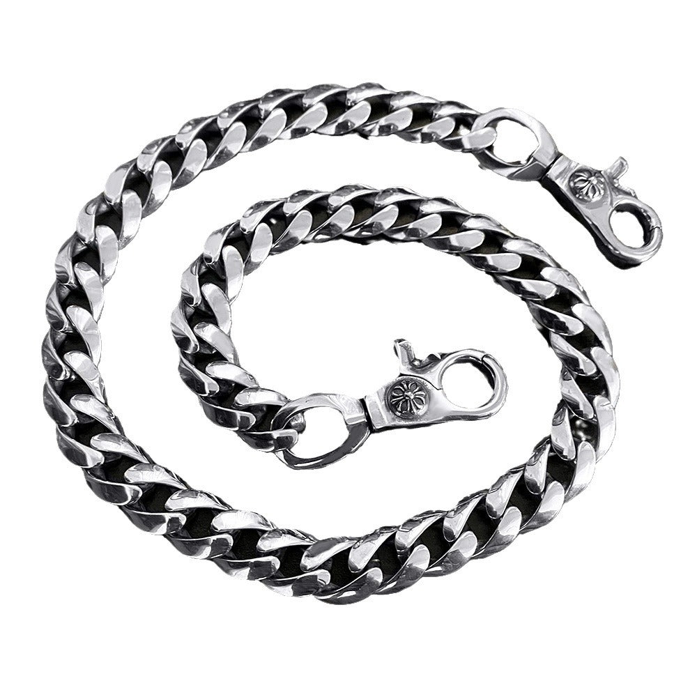 Chrome Hearts cross Cuba bold bag chain