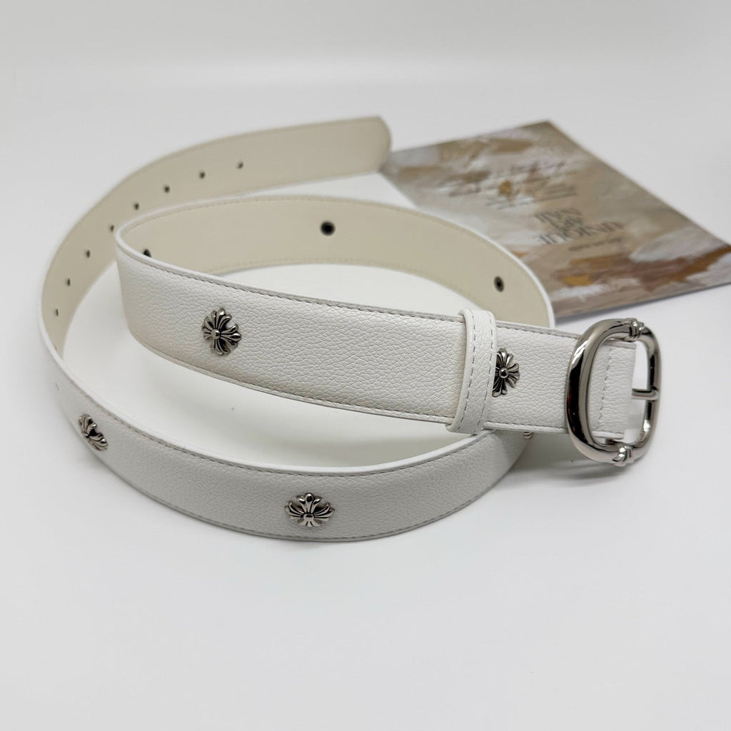 Chrome Hearts Pin Buckle Studded Belt