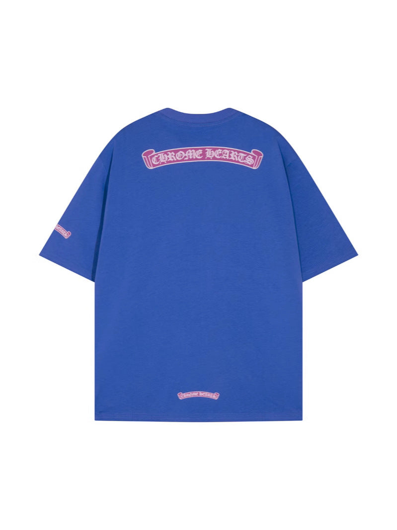 Chrome Hearts dopamine letter print short-sleeved T-shirt