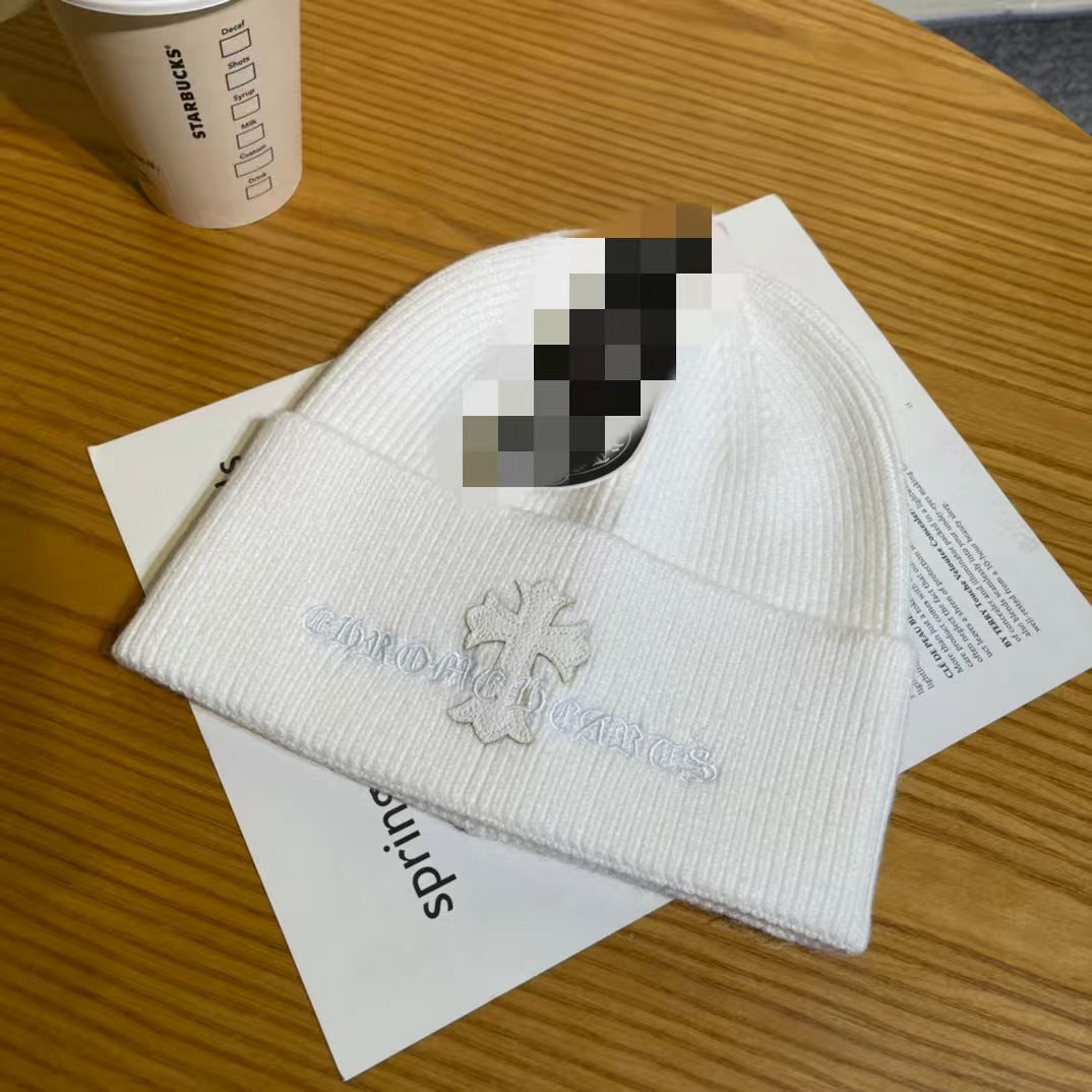 Chrome Hearts embroidered knitted hat