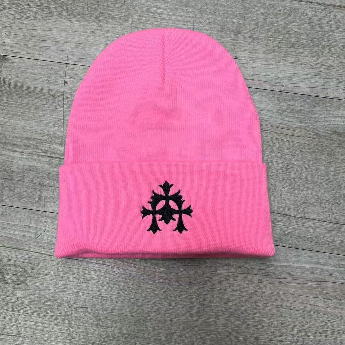 Chrome Hearts embroidered knitted hat