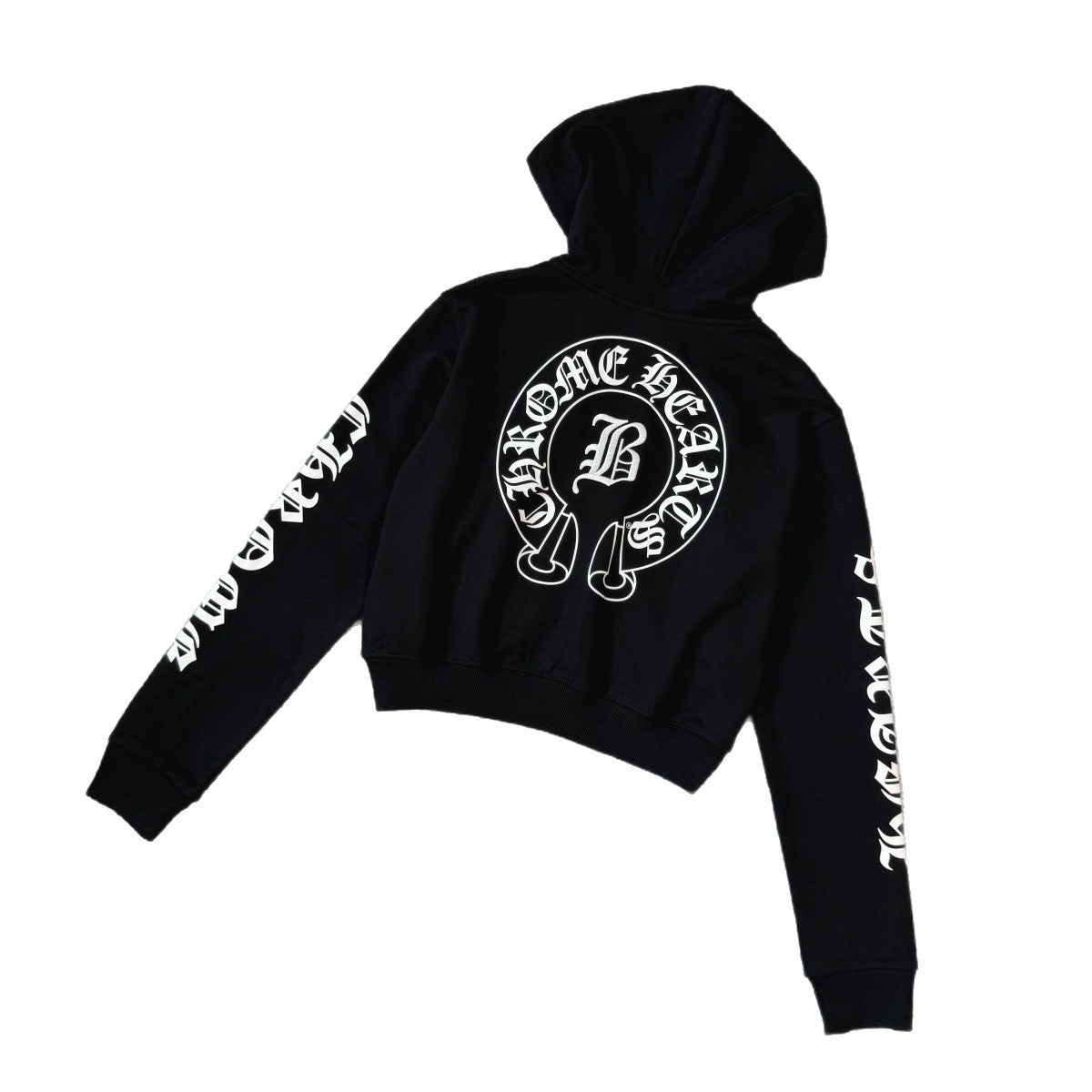 Chrome Hearts embroidered horseshoe print hoodie