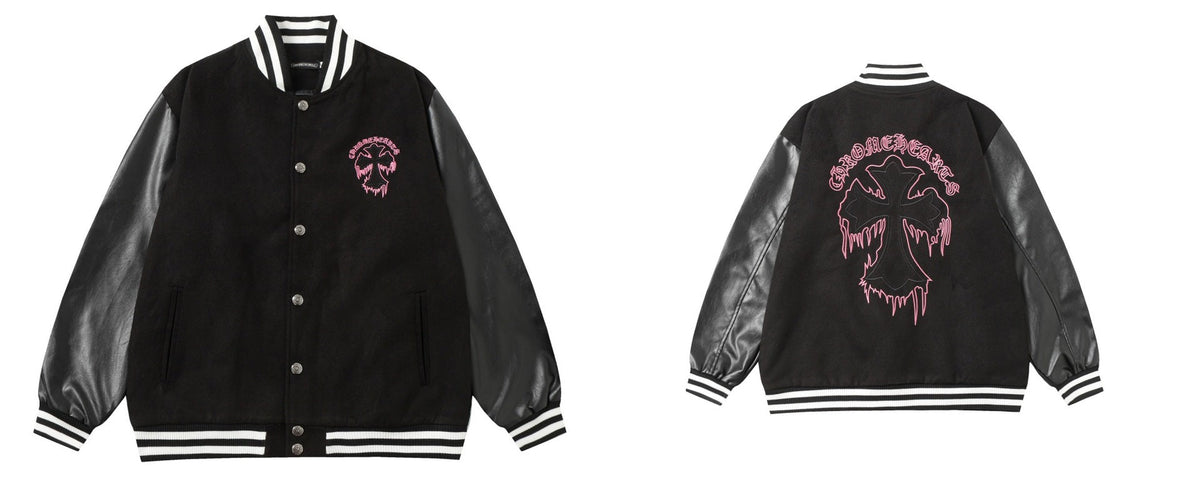 Chrome Hearts Cross Patch Embroidery Mouth Jacket