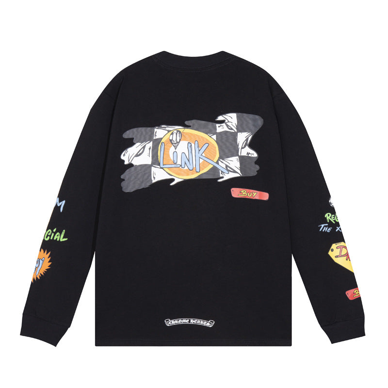 Chrome Heart long-sleeved T-shirt round-neck
