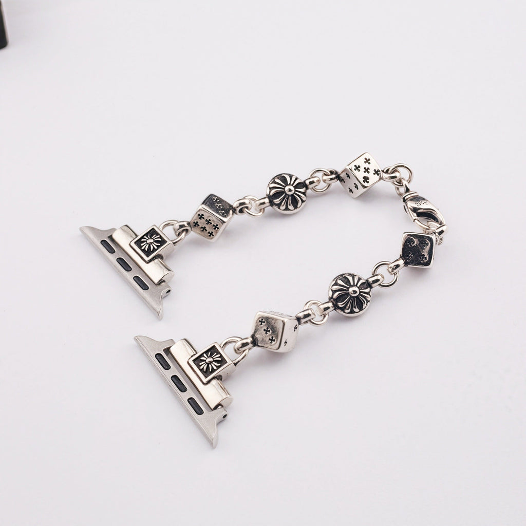 Chrome Hearts cross flower ball dice watch strap