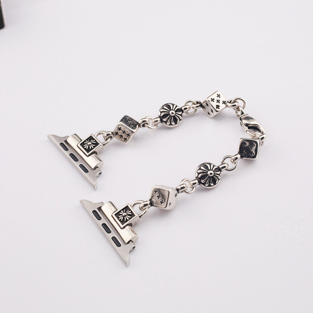 Chrome Hearts cross flower ball dice watch strap