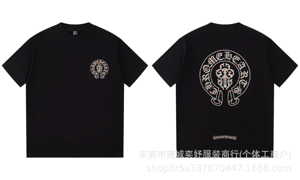 Chrome Hearts Sanskrit Print Short-Sleeve T-Shirt