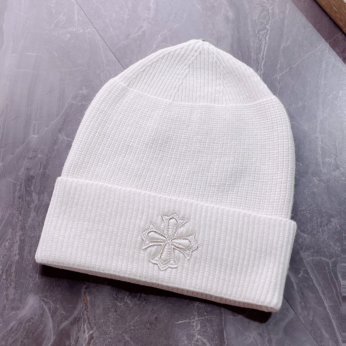 Chrome Hearts embroidered knitted hat