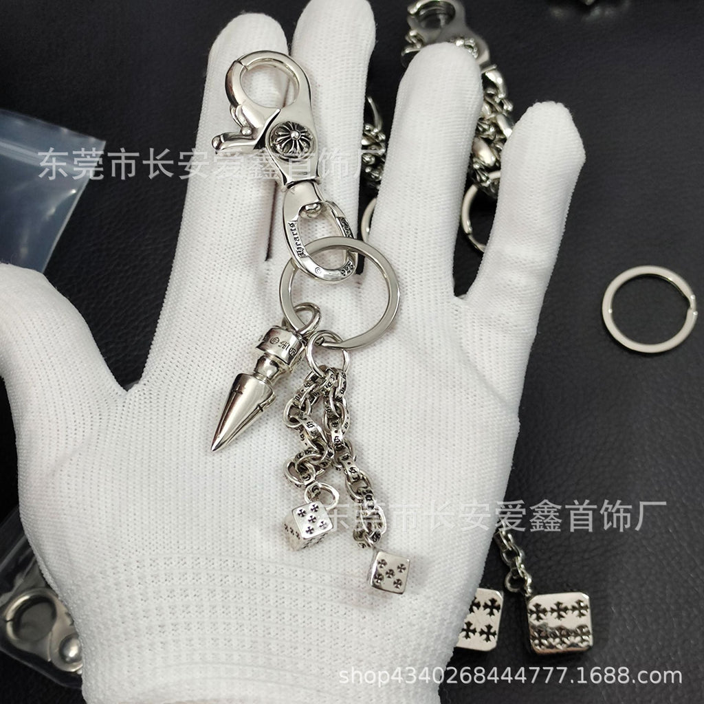 chrome hearts keychain bag chain