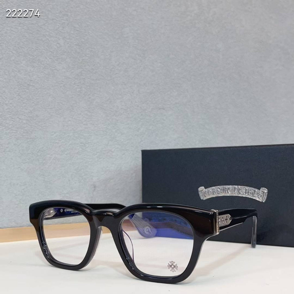 Chrome Hearts Round-Frame Glasses for Stylish Men