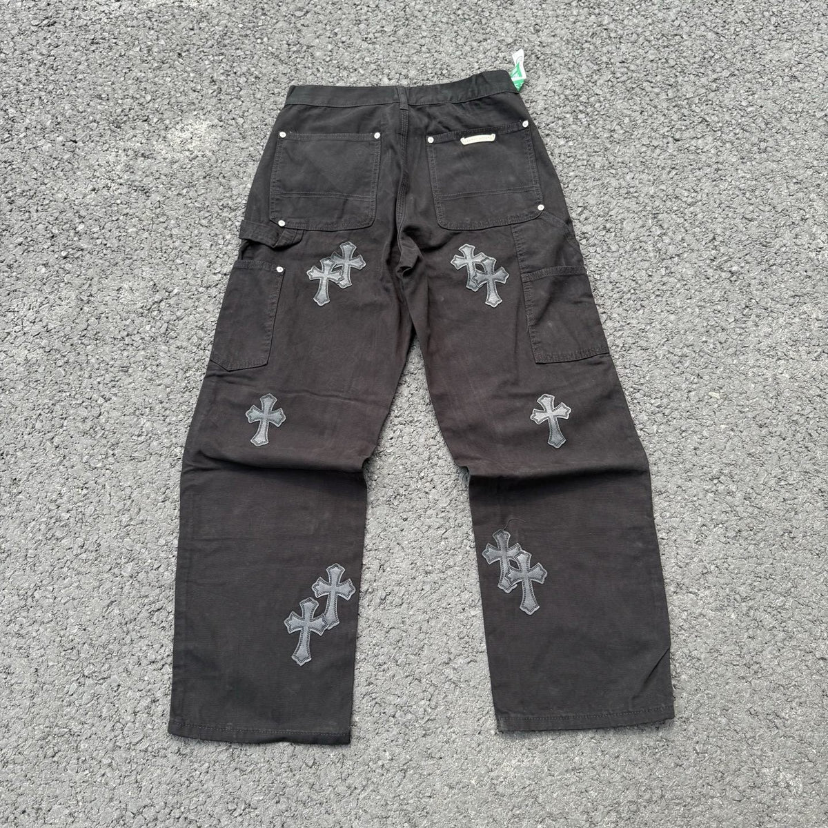 Chrome Hearts Colorful Cross Leather Jacket