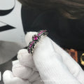 chrome hearts diamond retro narrow ring