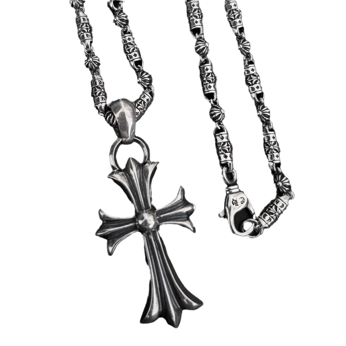 chrome hearts cross anchor domineering chain necklace