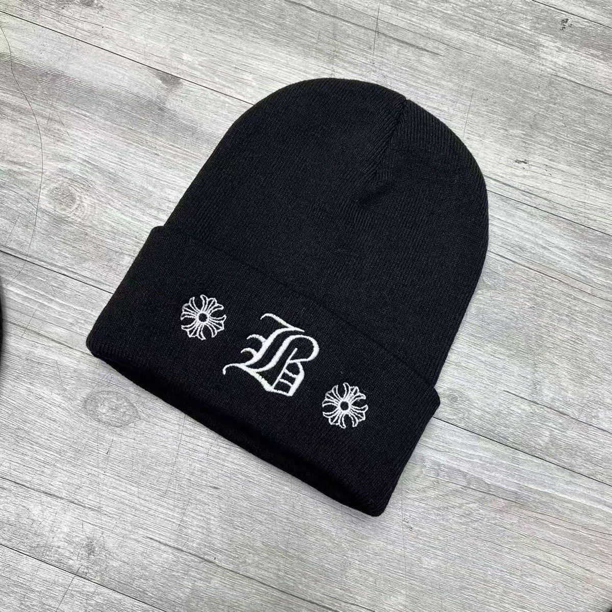 Chrome Hearts embroidered knitted hat