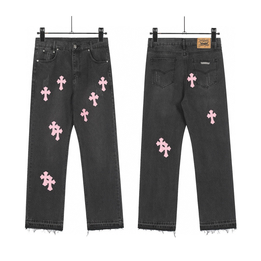 Chrome Hearts Cross Leather coat