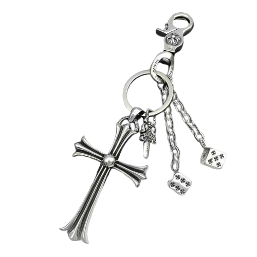 chrome hearts keychain bag chain