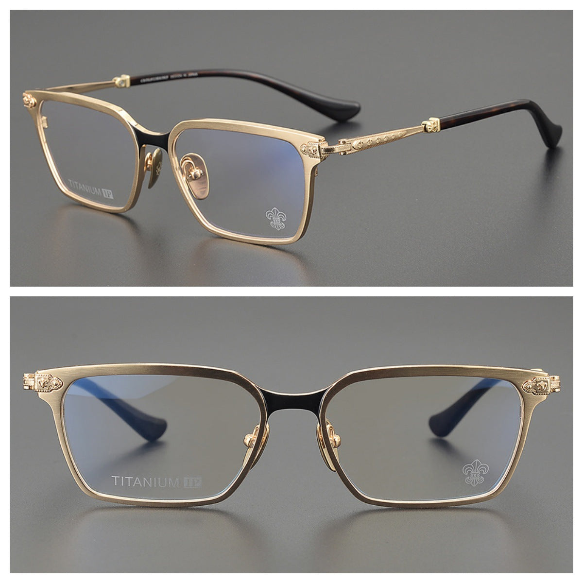 Chrome Hearts Business Narrow Frame Eyeglasses