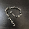 Chrome Hearts Cross Star of David Fishhook Bracelet