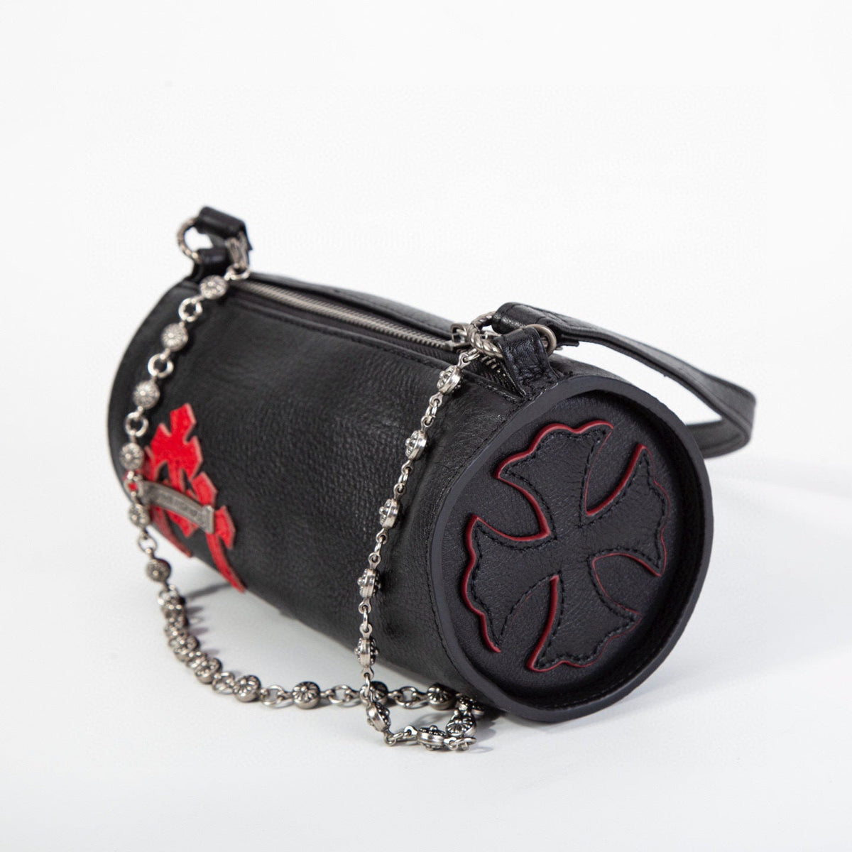 Chrome Hearts cross pencil mini cylindrical handbag