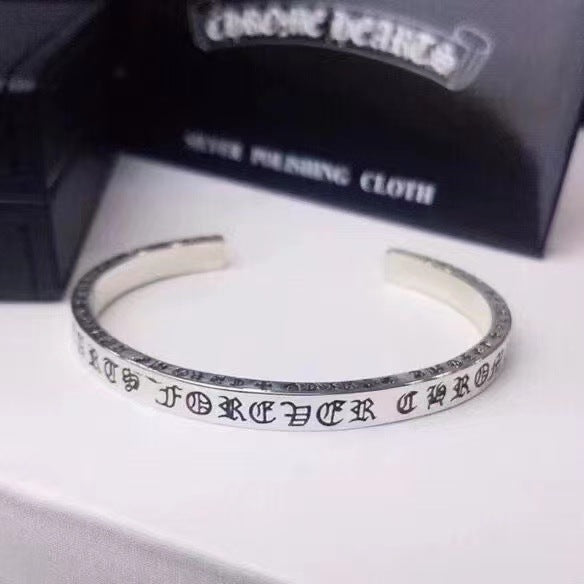 Chrome Hearts retro classic cross flower open bracelet