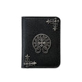 Chrome Hearts Litchi-Grain Leather Wallet with Cross Motif